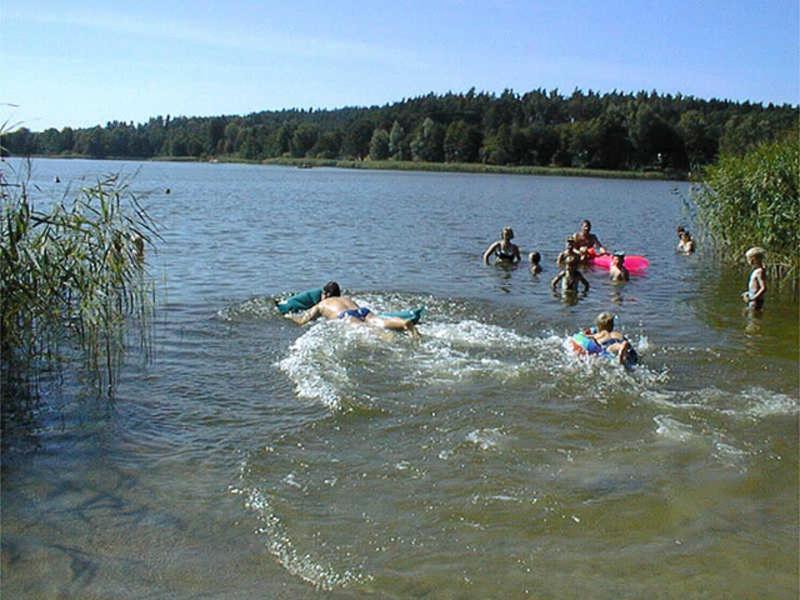 Finnhaussiedlung Am Garder See Lohmen  Zewnętrze zdjęcie